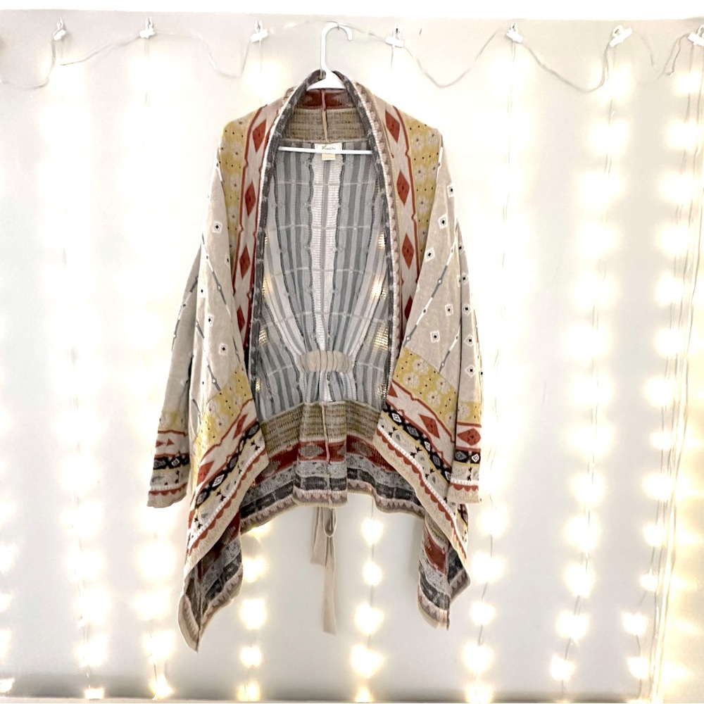 Freeway Printed Fall Sweater, Size M